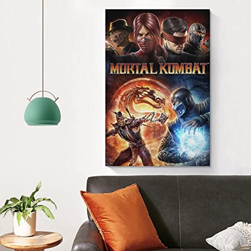 Mortal Kombat Komplete Edition - Póster de lienzo y arte de pared (30 x 45 cm)