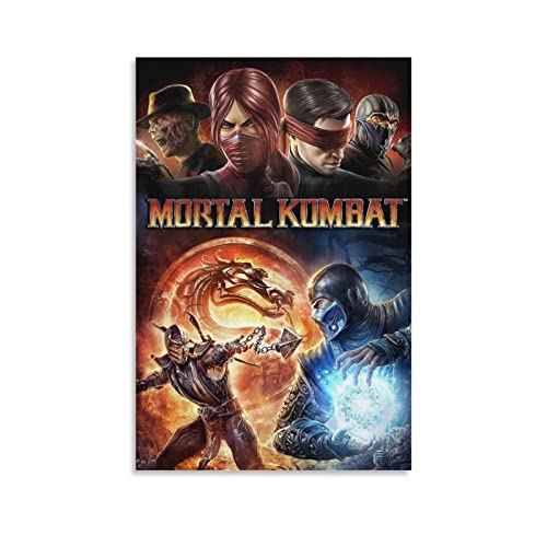 Mortal Kombat Komplete Edition - Póster de lienzo y arte de pared (30 x 45 cm)