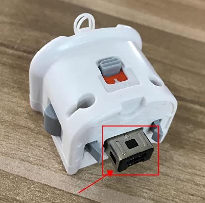 Motion Plus Adaptador Acelerador de Sensor Compatible con Reemplazo para Wii/wii U Controller Blanco (1 unidad)