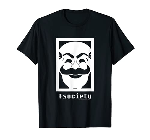 Mr. Robot FSociety Camiseta cómoda Camiseta