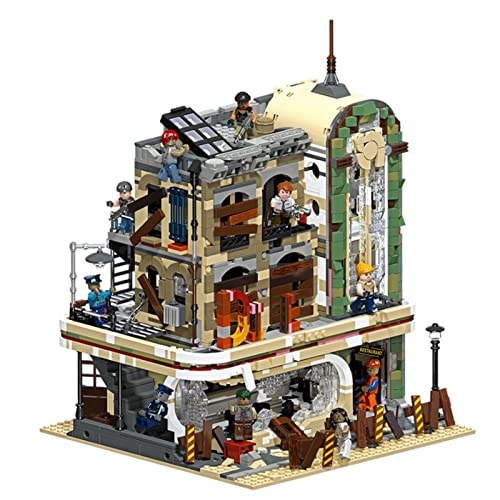 Mr.LQ Conjunto de construcción de Arquitectura, 2795 Piezas Conjuntos de construcción de Casas de Calle Europeas, Bloques de construcción de Casas Modelo de Arquitectura compatibles con Lego