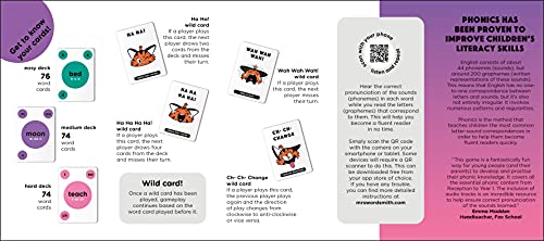 Mrs Wordsmith Phonics Blah Blah Blah Card Game, Ages 4-7 (Early Years and Key Stage 1): Accelerate Every Child’s Reading