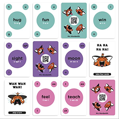 Mrs Wordsmith Phonics Blah Blah Blah Card Game, Ages 4-7 (Early Years and Key Stage 1): Accelerate Every Child’s Reading