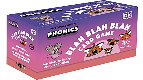 Mrs Wordsmith Phonics Blah Blah Blah Card Game, Ages 4-7 (Early Years and Key Stage 1): Accelerate Every Child’s Reading