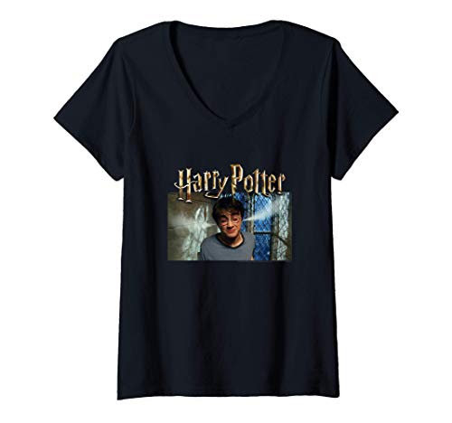 Mujer Harry Potter Steam Ears Camiseta Cuello V