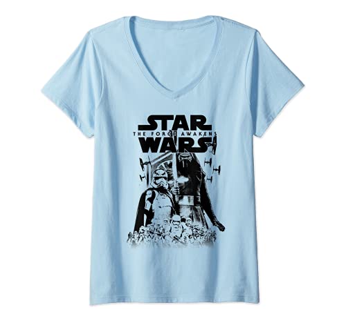 Mujer Star Wars The Force Awaken Army Leader Camiseta Cuello V