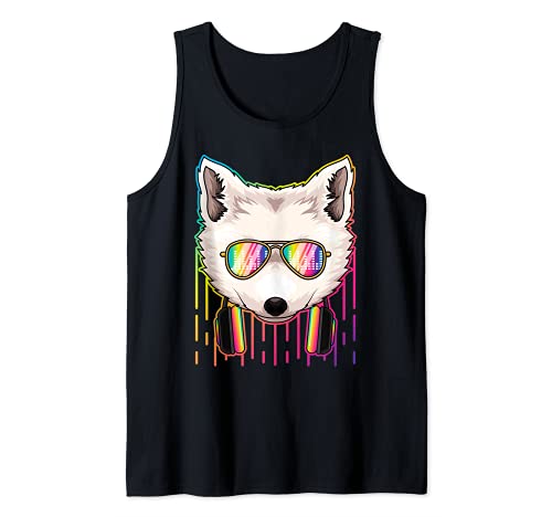 Música Arctic Fox Dj Con Auriculares Amantes De La Mús Camiseta sin Mangas