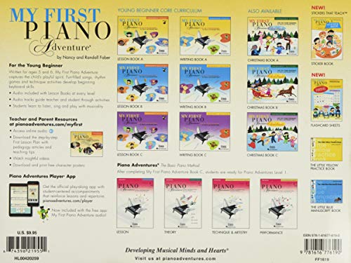 My first piano adventure - lesson book a piano +cd: Lesson Book A: Pre-Reading