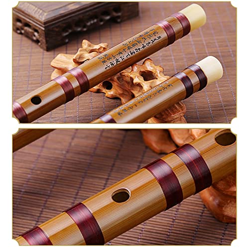 MYRCLMY Dizi Bamboo Flaute, Principiantes, Nivel de Rendimiento Profesional, Estilo Antiguo de bambú Amargo Instrumento Musical Fife,Key g