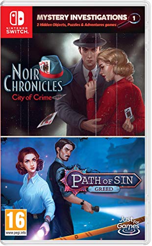 Mystery Investigation 1: Noir Chronicles: La Ciudad De Crimen + Path Of Sin: Avaricia