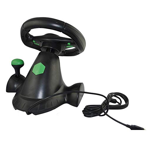 mysticall USB Driving Force Racing El Volante y los Pedales admiten el Juego de computadora XBOX-360 / PS3 / P2 / PC