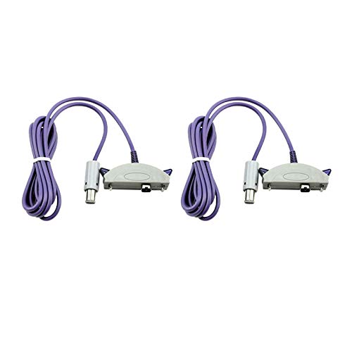 #N/A/a 2X Cable de Enlace Compatible con Game Boy Advance Y Purple 1.8m