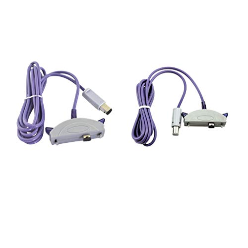 #N/A/a 2X Cable de Enlace Compatible con Game Boy Advance Y Purple 1.8m