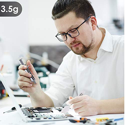 Nabob Deals Arctic Silver 5 Pasta de enfriamiento térmico compuesto de 3,5 g pasta disipador