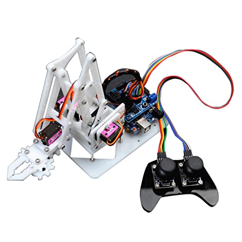 NC DIY 4-DOF Robot Mecánico Brazo PS2 Manija RC para El Kit Manipulador de DIY