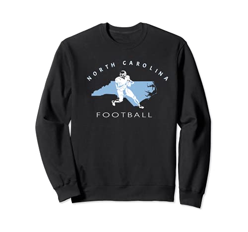 NC Quarterback The Tarheel State Carolina del Norte Fútbol Sudadera