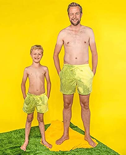 Nemopter Bañador Hombre Shorts de Baño Bañadores para Hombre Que Cambian de Color Pantalones de Playa Que Cambian de Color Sensibles a la Temperatura Pantalones Cortos de Playa de Verano