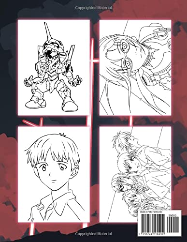 Neon Genesis Evangelion Coloring Book: A Fabulous Coloring Book For Fans of All Ages With Several Images Of Neon Genesis Evangelion. One Of The Best Ways To Relax And Enjoy Coloring Fun.