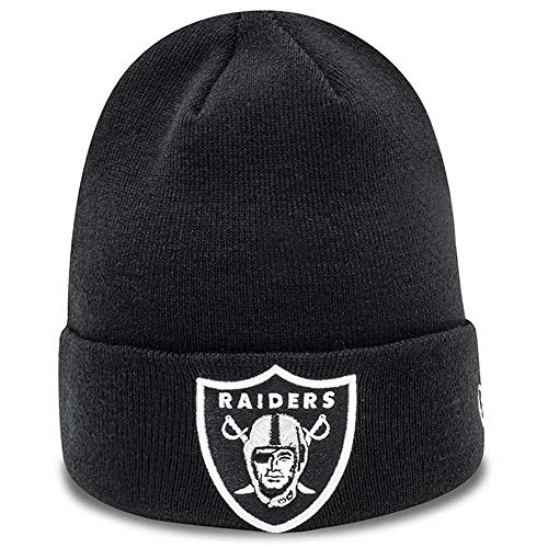 New Era NFL Oakland Raiders Team Essential Cuff Beanie Knit