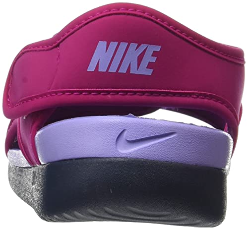 Nike Sunray Adjust 5 V2 (GS/PS), Zapatillas Deportivas, Fireberry Purple Pulse Thunder Blue, 37.5 EU