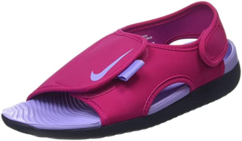 Nike Sunray Adjust 5 V2 (GS/PS), Zapatillas Deportivas, Fireberry Purple Pulse Thunder Blue, 37.5 EU