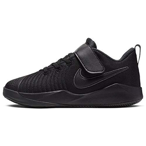 Nike Zapatillas Team Hustle Quick 2 (PS) Código AT5299-001, Negro , 28 EU