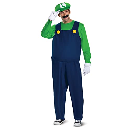 Nintendo Deluxe Trajes, Luigi, XL para Hombre