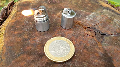 Nitrocs - Mini mechero de gasolina con rosca exterior táctico Firestarter Pocketfire