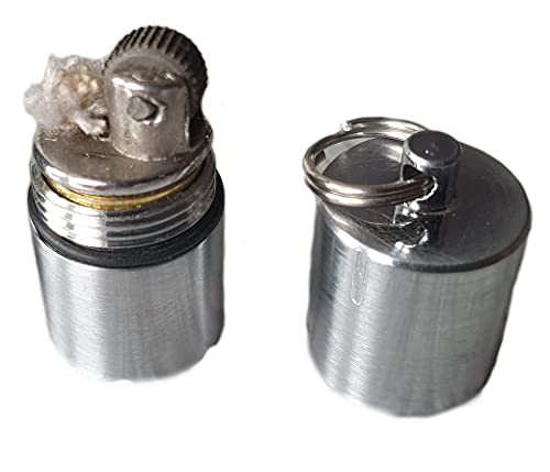 Nitrocs - Mini mechero de gasolina con rosca exterior táctico Firestarter Pocketfire