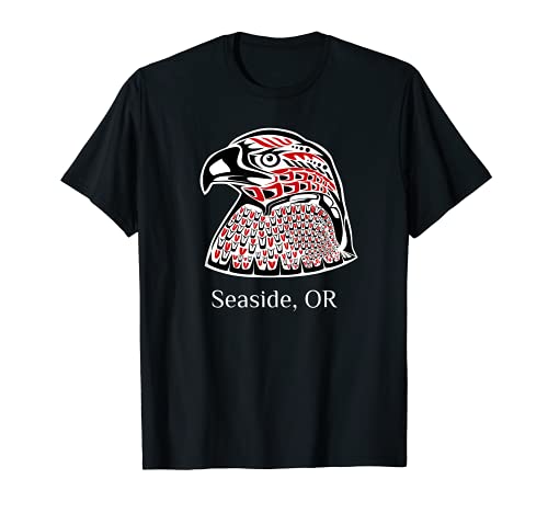 Noroeste Nativo Americano Índico Águila Costa Oregón Camiseta