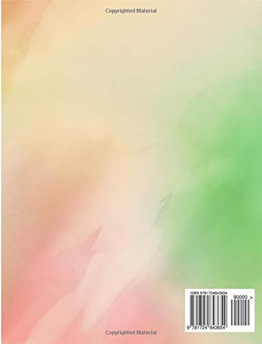 Notebook: Kawaii Baby Green Elf Hugging White and Red Candy Cane, Composition Wide Ruled 7.5 x 9.25 inches, 110 pages, back to school writing pad for ... (Gift, Office Supply, Journal, Writing Books)