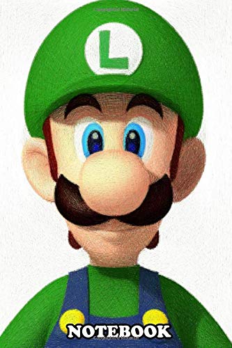 Notebook: Luigi , Journal for Writing, College Ruled Size 6" x 9", 110 Pages