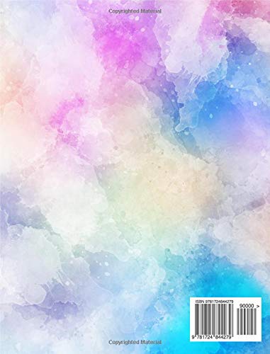 Notebook: Moon and A Boy’s Dream, Abstract Background Design, Composition Wide Ruled 7.5 x 9.25 inches, 110 pages, back to school writing pad for ... (Gift, School, Office Supply, Writing Books)