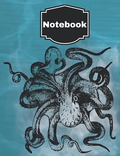 Notebook: The perfect gift for the octopus/sea life lover in your life and for anyone who loves aquatic creatures.