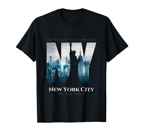 Nueva York City Skyline Camiseta, Nueva York, Nueva York Camiseta