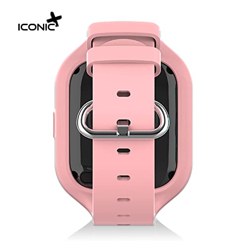 Nuevo SaveFamily Iconic Plus 4G. Reloj-Smartwatch Infantil– Juvenil. Vídeo, identifica Llamadas, música, Bluetooth, App Store Segura, Whatsapp. GPS, videollamada, cámara, SOS, Waterproof. Rosa