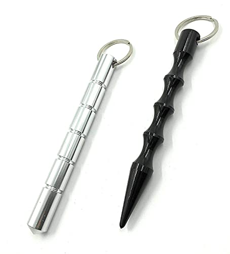 ocona Kubotan, autodefensa, Artes Marciales Arma, 2 Piezas (Negro)