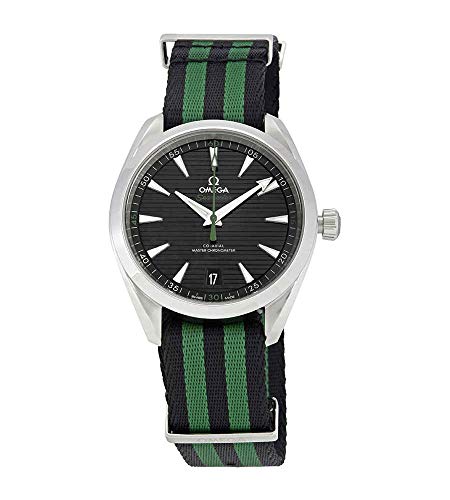 Omega Aqua Terra Gold Edition - Reloj automático para hombre, esfera negra, modelo 220.12.41.21.01.002