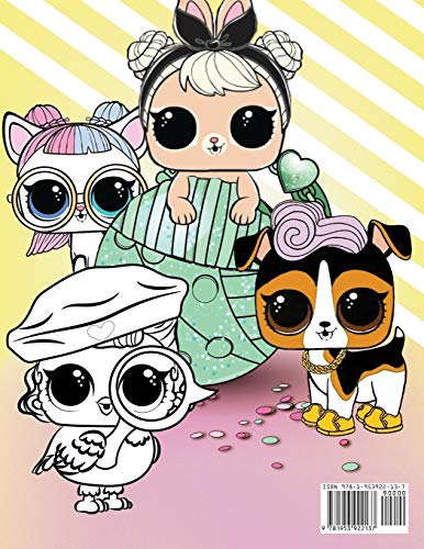 O.M.G. Glamour Squad: Ultra-Rare Pets Coloring Book For Kids (07)