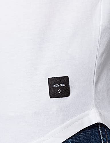 Only & Sons Onsmatt Life Longy SS-Camiseta de Manga Larga (7 Unidades), White/Pack:1cabernetmel 1forestnightmel 2Darknavymel 2lgm 1white, XXL para Hombre