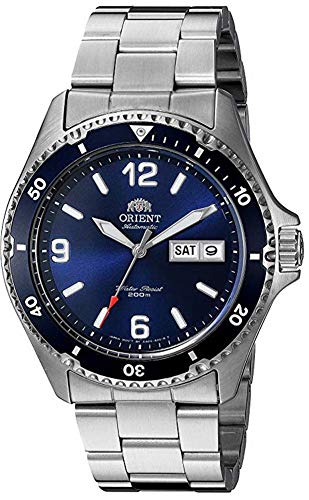 Orient Mako II FAA02002D9 - Reloj de Buceo para Hombre (Mecanismo automático japonés, Acero Inoxidable), Color Plateado
