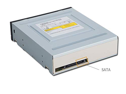 OSGEAR Escritorio PC interno DVDRW SATA 24x DVD 56x CD ROM incorporado DVD unidad óptica dispositivo bandeja de carga lector grabador soporte Windows XP 7 8 10