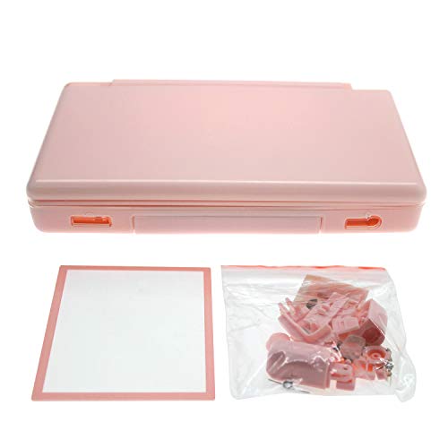 OSTENT Full Repair Parts Replacement Housing Shell Case Kit Compatible for Nintendo DS Lite NDSL Color Pink
