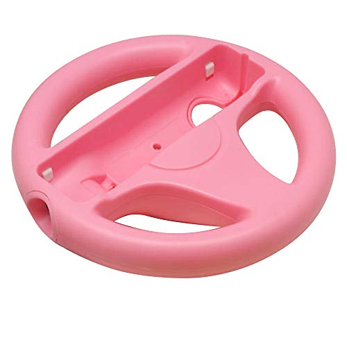 OSTENT Mario Kart Racing Games Volante compatible para mando a distancia Nintendo Wii Color rosa