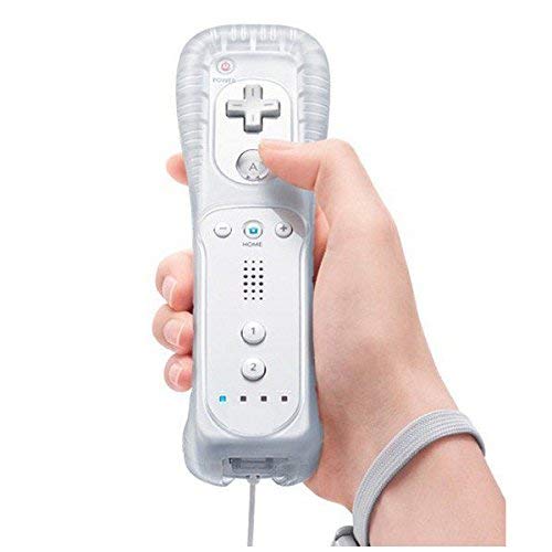 OSTENT Sensor de movimiento Bluetooth Controlador remoto inalámbrico Compatible para consola Nintendo Wii Juego Color blanco