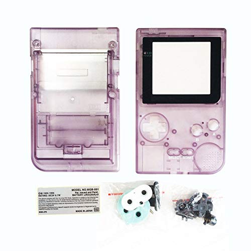 OSTENT Sostituzione della custodia della custodia Shell per la console Nintendo Game Boy Color Clear Purple