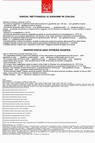 Ostia - Oblea para decoración de tartas con texto en inglés (Rimworld)