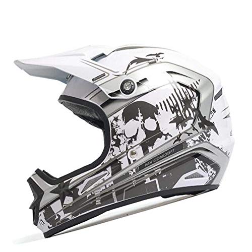 OUYA Casco de Moto para Adultos Cascos Protectores Ciclismo Motocross Downhill Casco de Seguridad