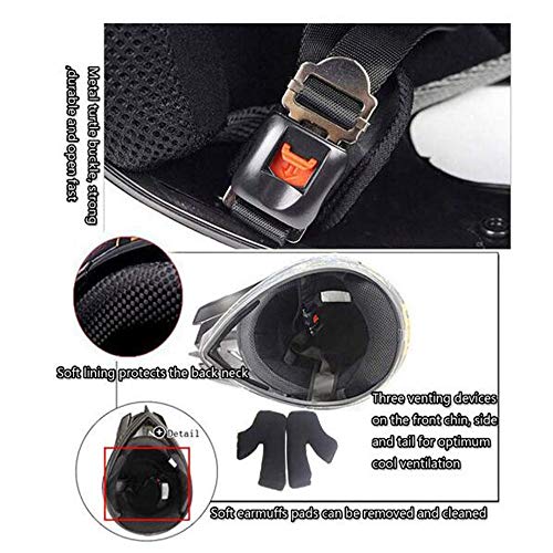 OUYA Casco de Motocross, Negro Verde Casco de Cross con Gafas Máscara Guantes, Niños y Niñas Motos Deportivas Off-Road Enduro Racing Downhill Casco ATV MTB BMX Quad Casco de Motocicleta,XL