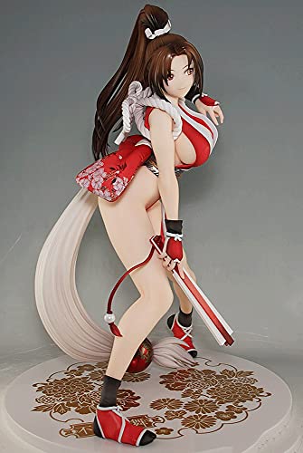 OVERSD The King of Fighters XIV: MAI Shiranui Escala 1/6 Figura de PVC Personaje de Anime Estatua Muñeca de Juguete Modelo Figura de Calidad Multicolor y colección y Regalo y decoración de Escritorio